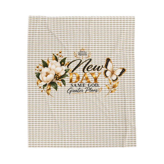 New Day Floral Velveteen Plush Blanket
