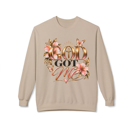 God Got Me Floral Crewneck Sweatshirt