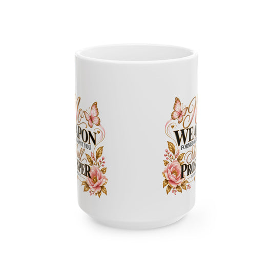 Ceramic Mug - Floral Butterfly Coffee Cup