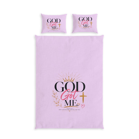 God Got Me Cotton Bed Set