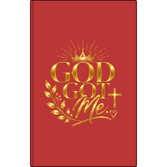 God Got Me Vegan Leather Journal