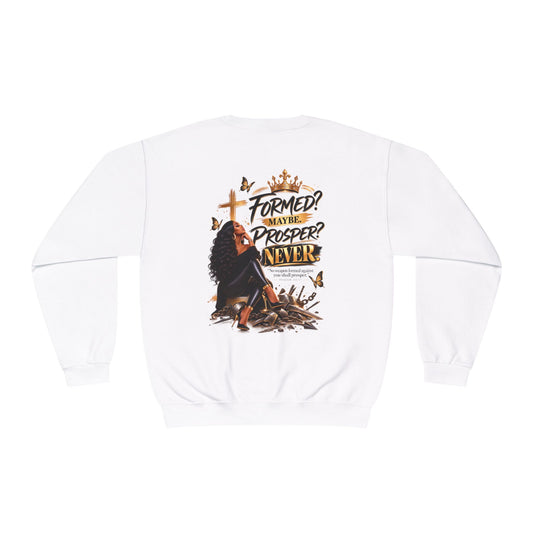 No Weapon Formed Graphic Sweatshirt