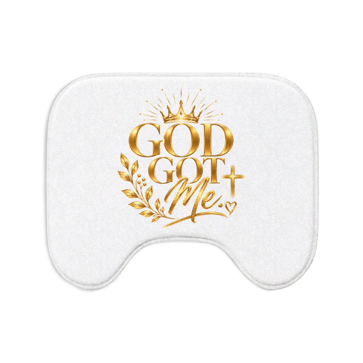 God Got Me Bath Mat Set