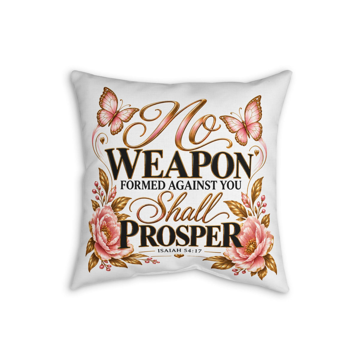 Decorative Floral Throw Pillow