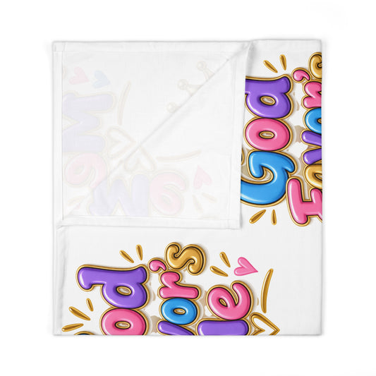 God Favors Me Baby Swaddle Blanket