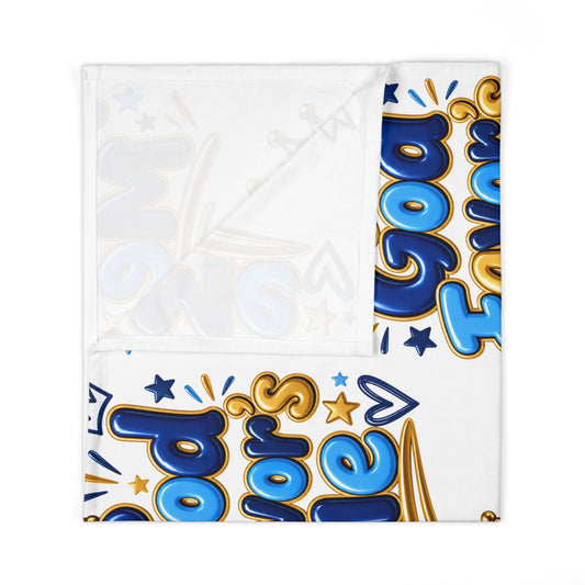 God Favors Me Baby Swaddle Blanket