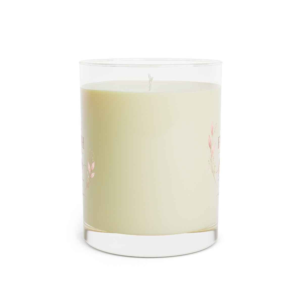 Faith Over Fear Scented Candle — 11oz Glass Inspirational Candle