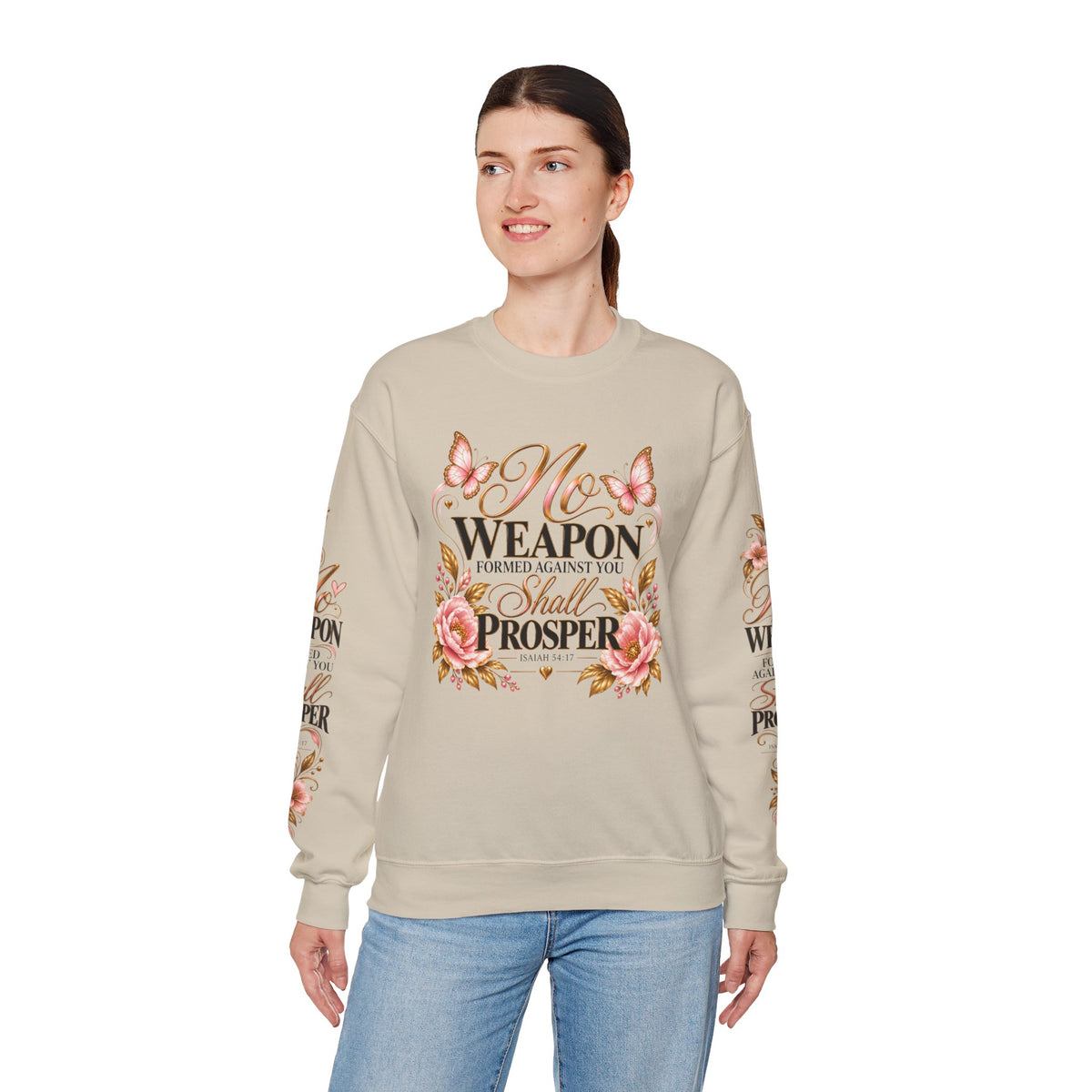 Floral Faith Pullover Sweatshirt