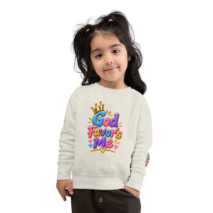 God Favors Me Kids Sweatshirt