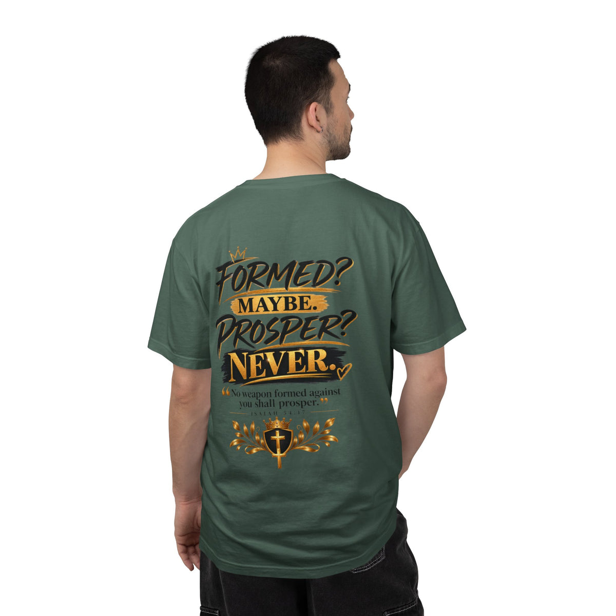 No Weapon Formed Against Me Shall Prosper TShirt