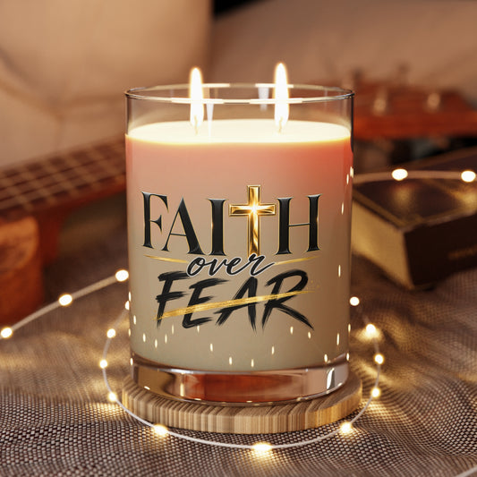 Faith Over Fear Scented Candle