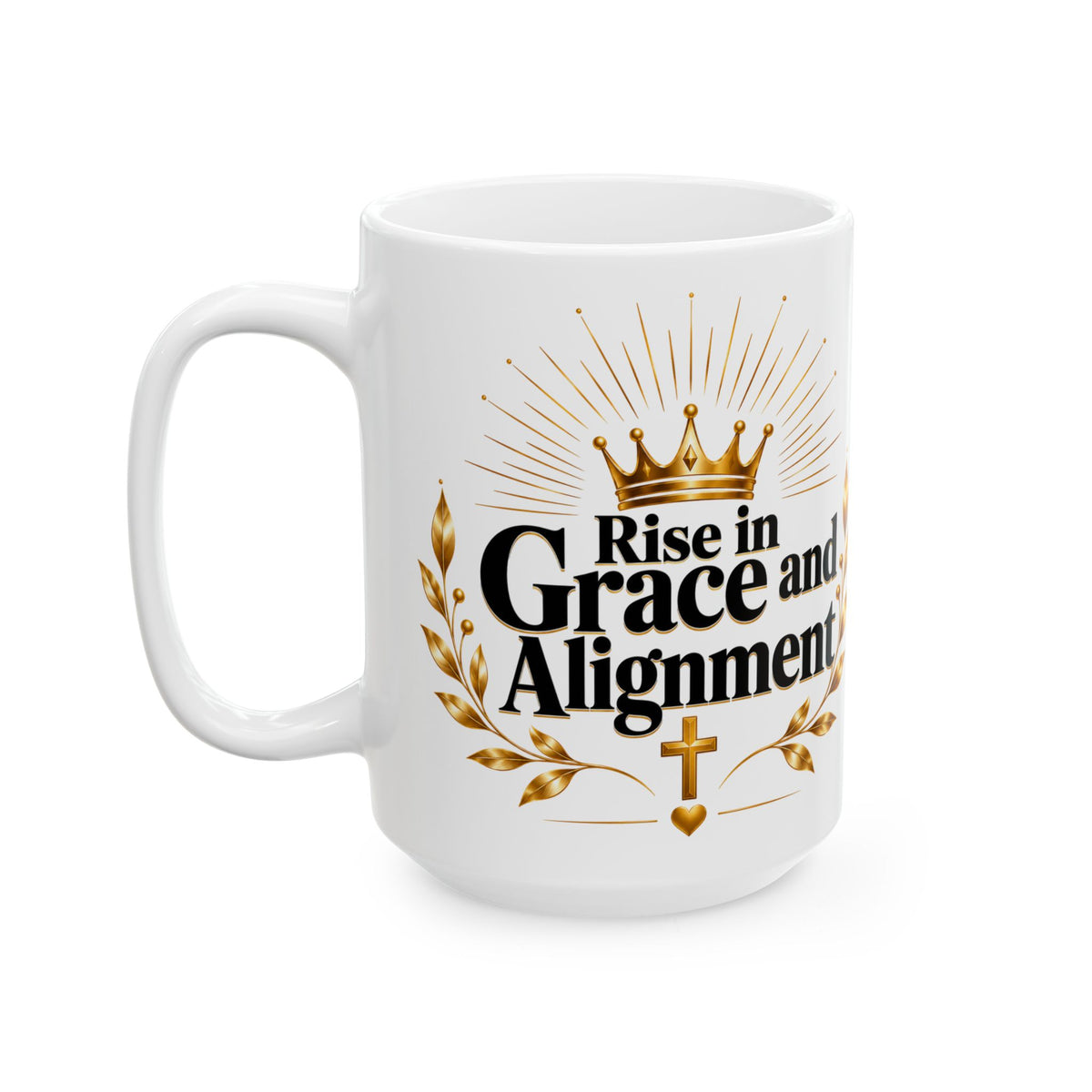 Rise in Grace and Alignment Ceramic Mug