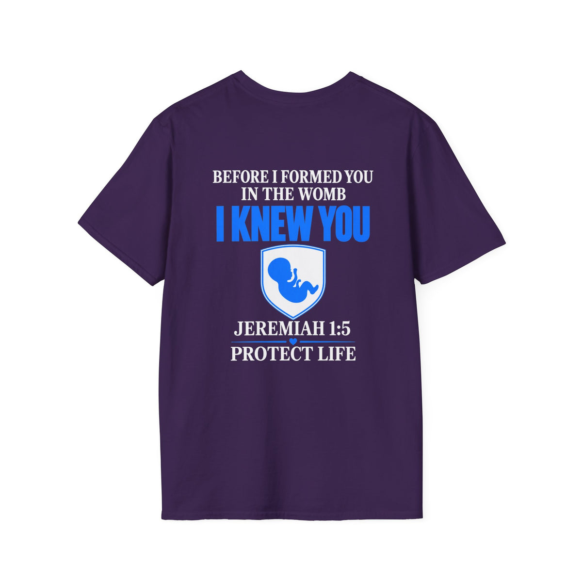 Pregnancy Announcement T-Shirt — "I Knew You" Baby Feet Design