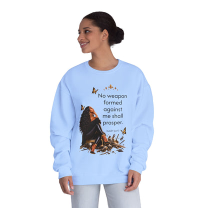 No Weapon Formed Graphic Sweatshirt