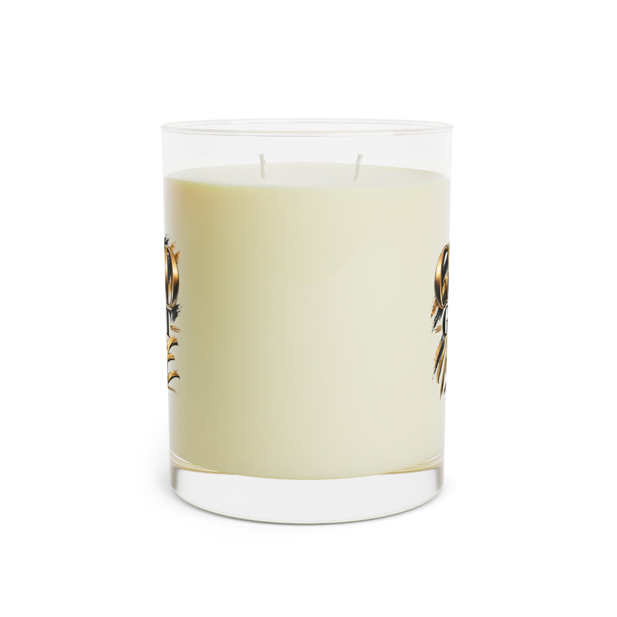 Floral Decorative Glass Scented Candle