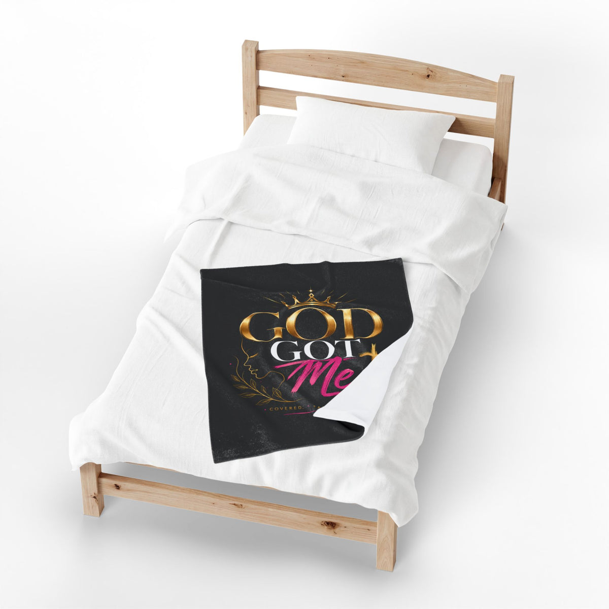 God Got Me Plush Blanket