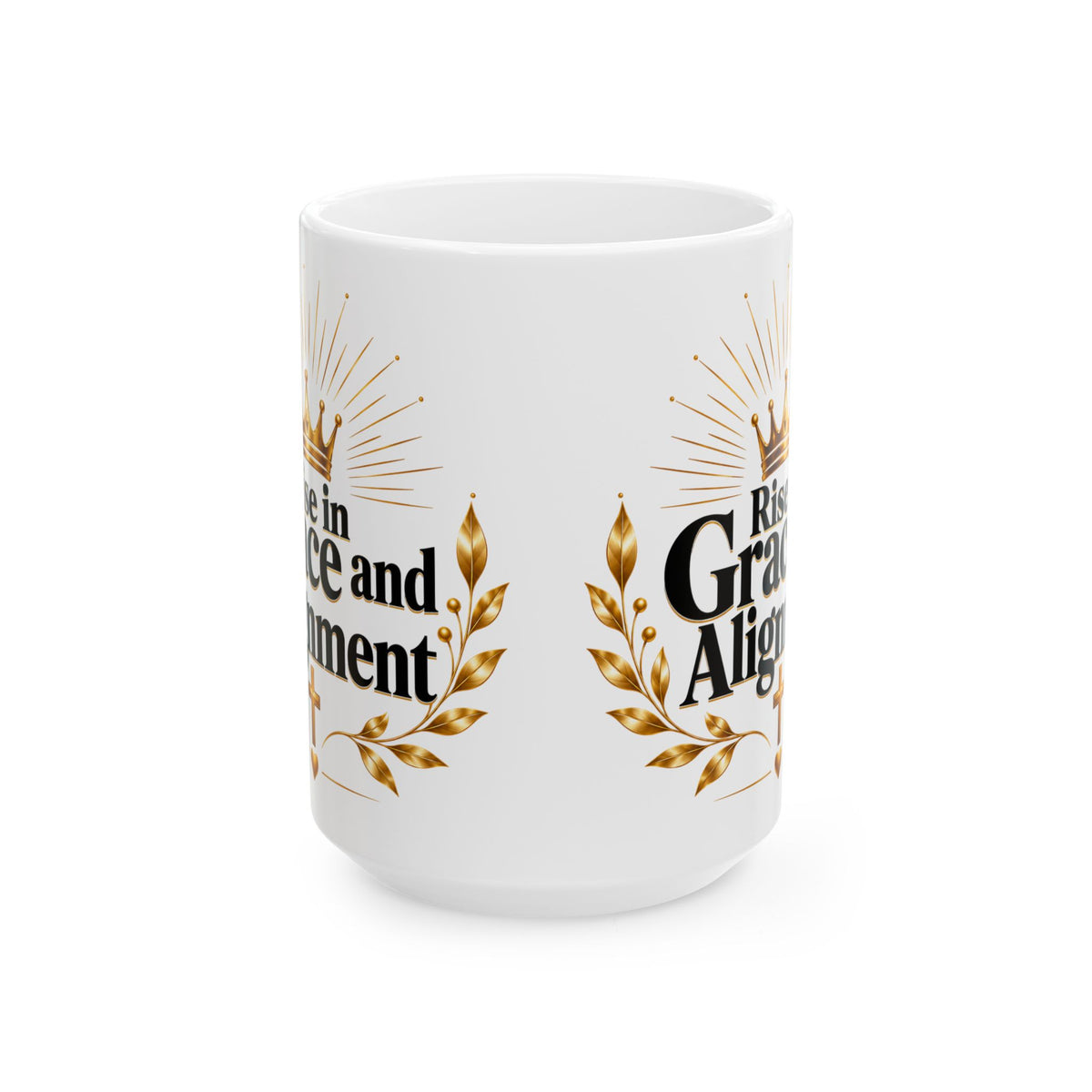 Rise in Grace and Alignment Ceramic Mug