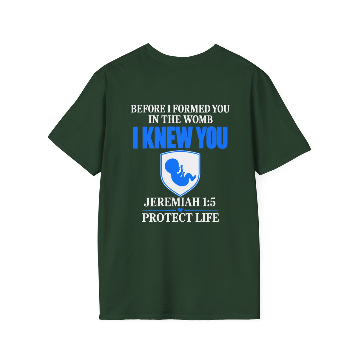 Pregnancy Announcement T-Shirt — "I Knew You" Baby Feet Design