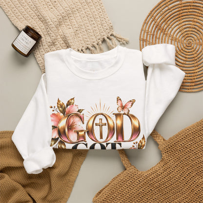 God Got Me Floral Sweatshirt