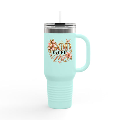 Floral Insulated Travel Mug