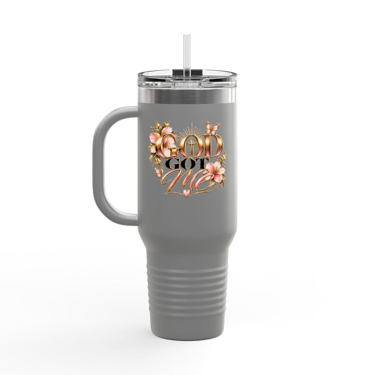 Floral Insulated Travel Mug