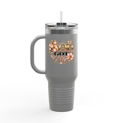 Floral Insulated Travel Mug