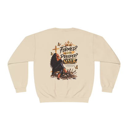 No Weapon Formed Graphic Sweatshirt