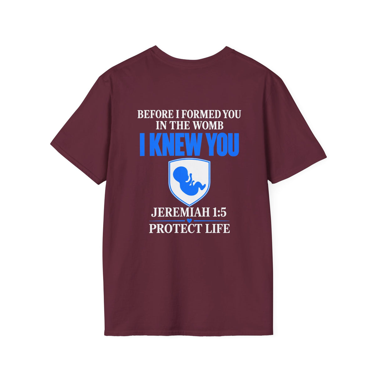 Pregnancy Announcement T-Shirt — "I Knew You" Baby Feet Design