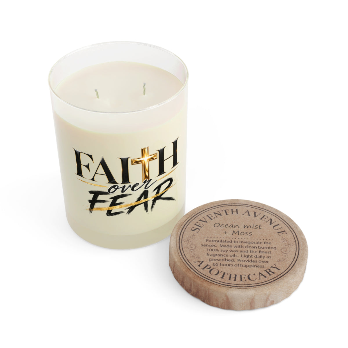Faith Over Fear Scented Candle