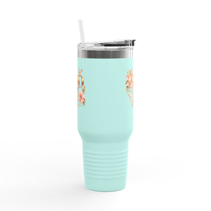 Floral Insulated Travel Mug