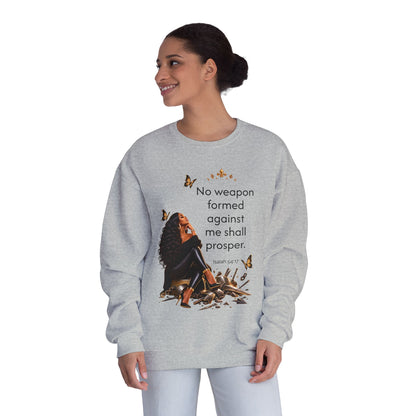 No Weapon Formed Graphic Sweatshirt