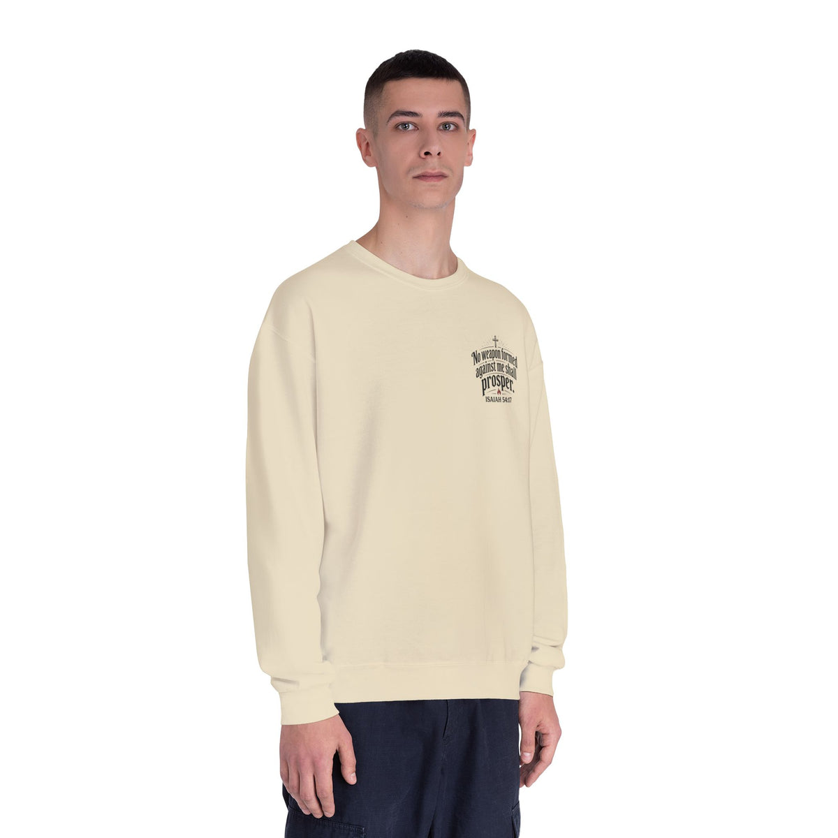 No Weapon Formed Against Me Shall Prosper Sweatshirt