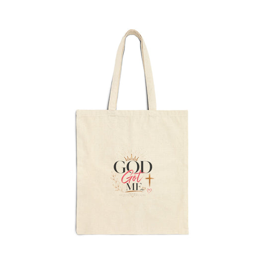 God Got Me Canvas Tote Bag
