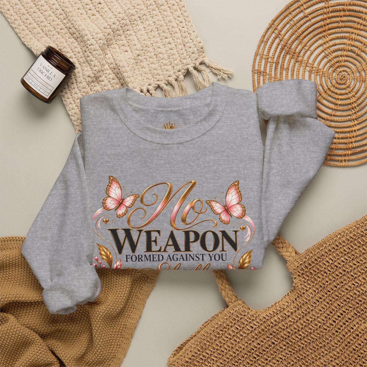 Floral Faith Pullover Sweatshirt