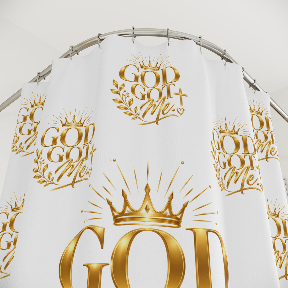God Got Me Shower Curtain