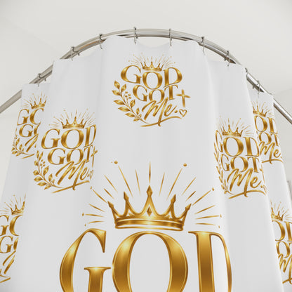 God Got Me Shower Curtain