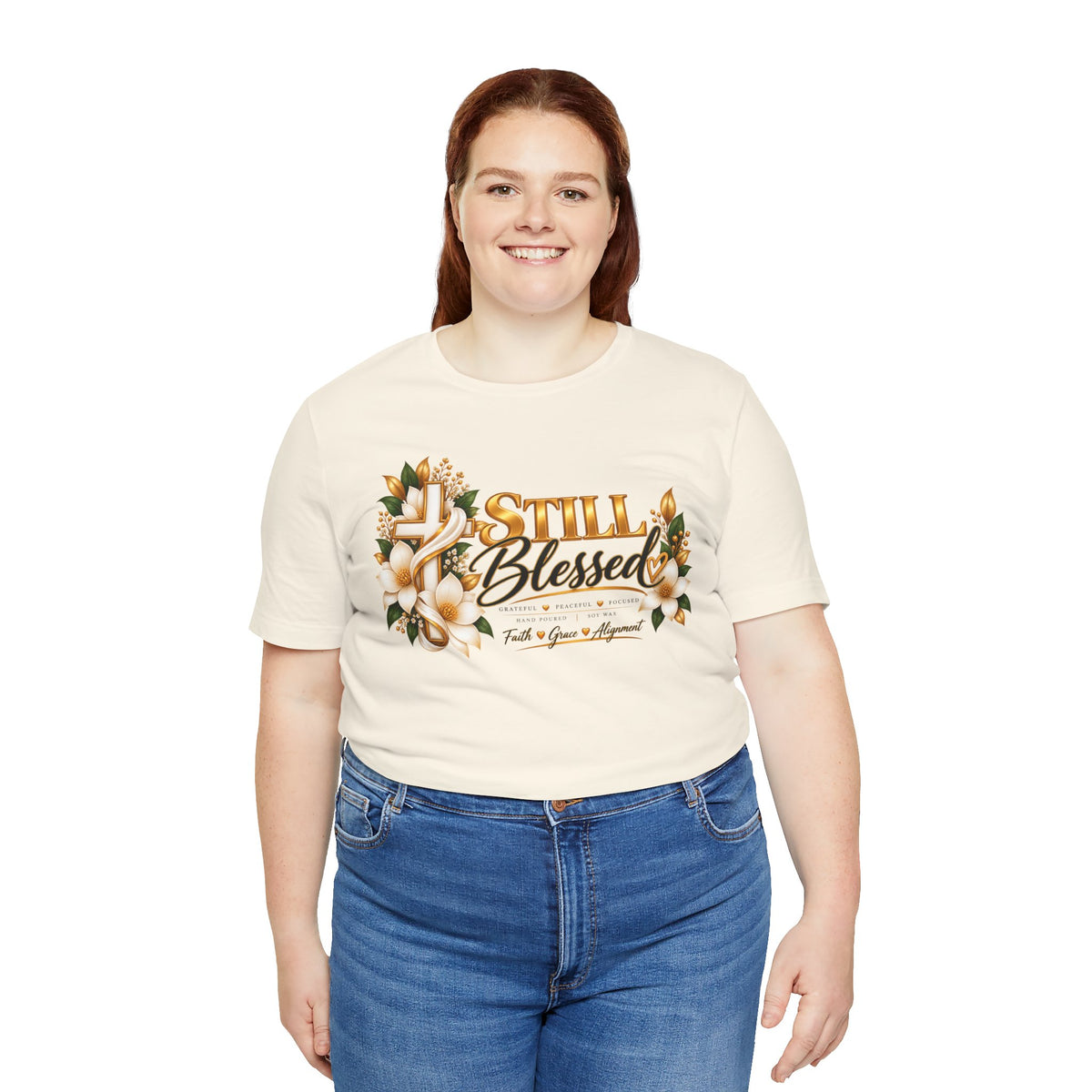 Still Blessed Floral Tee — Inspirational Christian Shirt