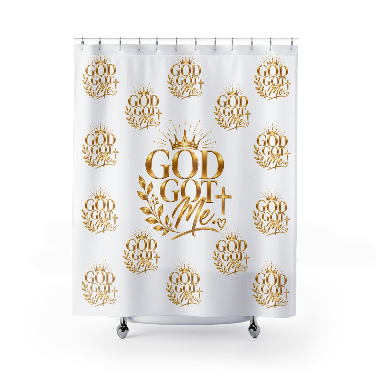 God Got Me Shower Curtain