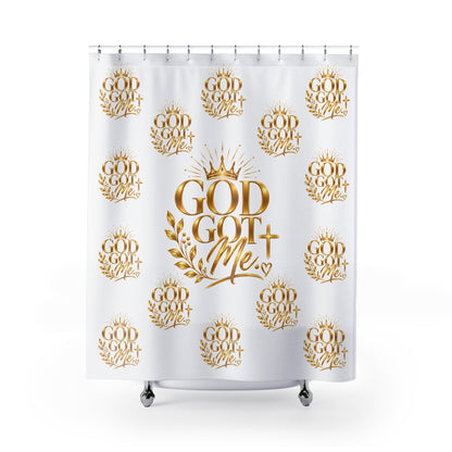 God Got Me Shower Curtain