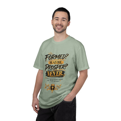"Formed? Maybe. Prosper? Never." Tee