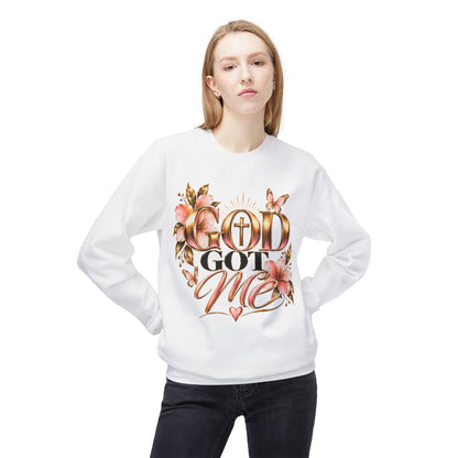 God Got Me Floral Crewneck Sweatshirt