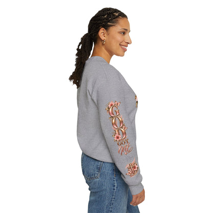 God Got Me Floral Sweatshirt