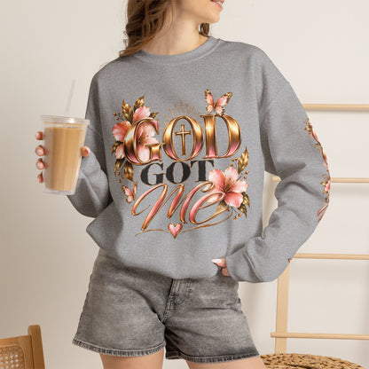 God Got Me Floral Sweatshirt