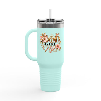 Floral Insulated Travel Mug