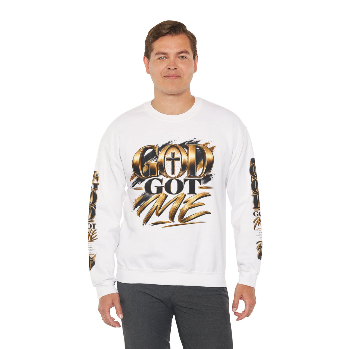 God Got Me Crewneck Sweatshirt