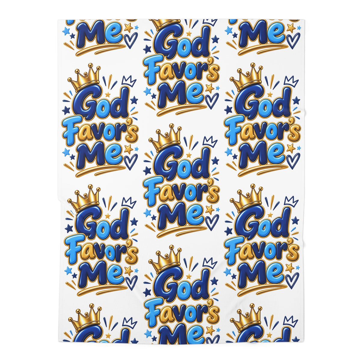 God Favors Me Baby Swaddle Blanket