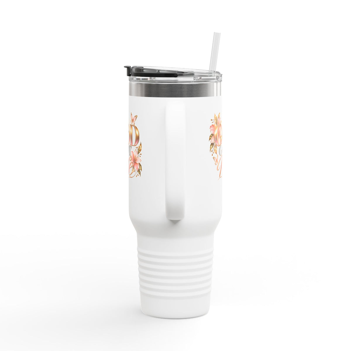 Floral Insulated Travel Mug
