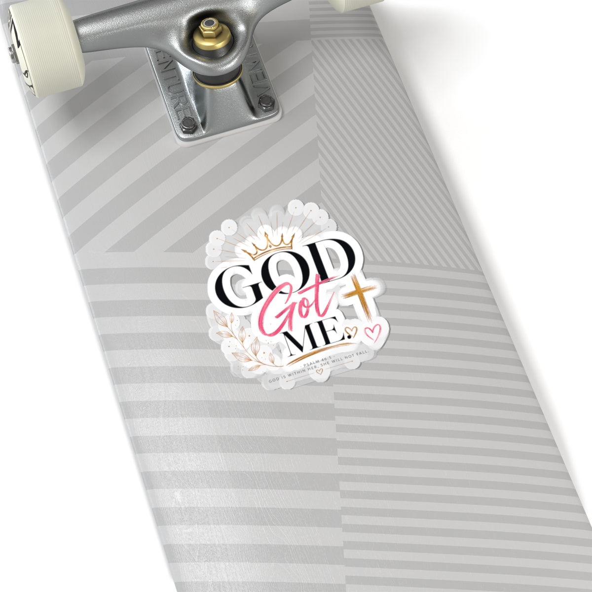 God Got Me Kiss-Cut Sticker