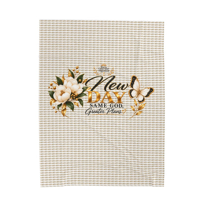 New Day Floral Velveteen Plush Blanket
