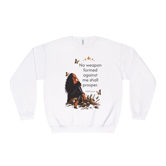 No Weapon Formed Graphic Sweatshirt